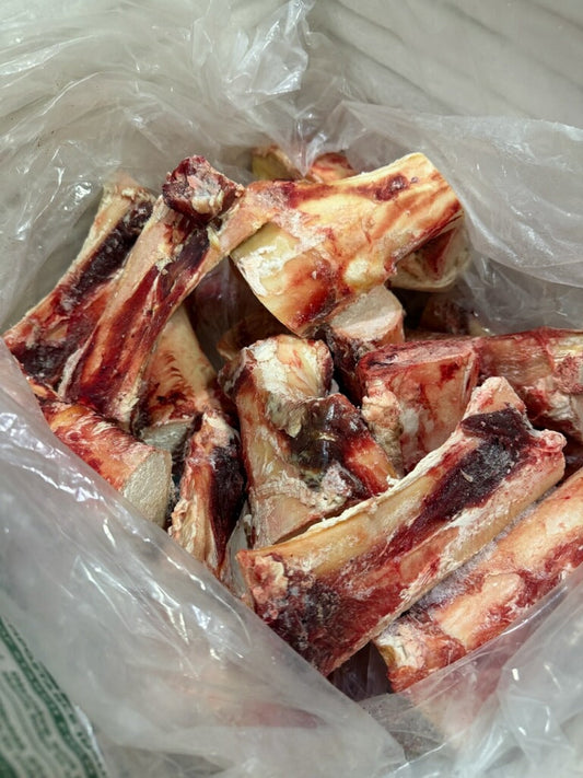 Regenerative Beef Bones – Femur (30 lb Box) | Grass-Fed & Finished
